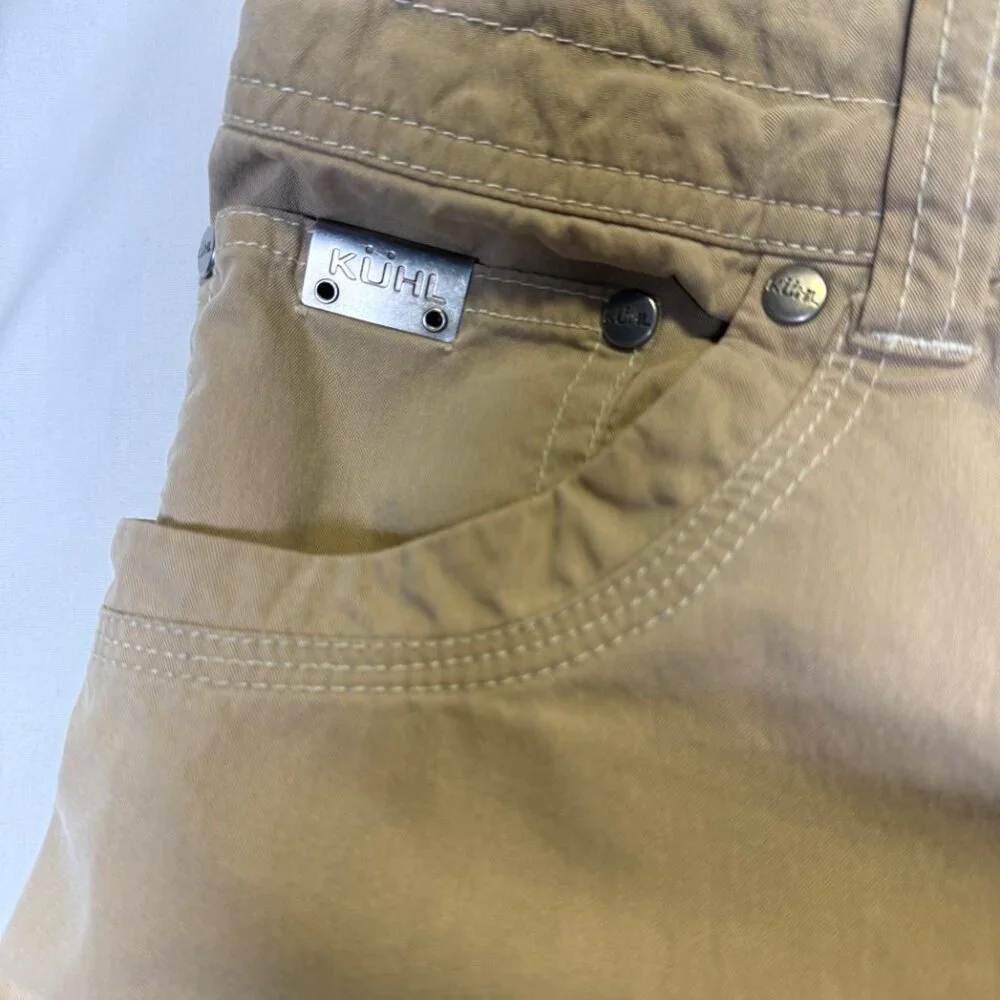 KÜHL Konfidant Air Pants Men’s 36x30 Beige Vented‎ Hiking Work Outdoor